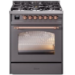 30 Inch Freestanding Dual Fuel Range - 30 Inch Freestanding Dual Fuel Range in Front View view