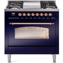 36 Inch Freestanding Dual Fuel Range  - 36 Inch Freestanding Dual Fuel Range in Front View view