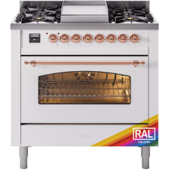 36 Inch Freestanding Dual Fuel Range  - 36 Inch Freestanding Dual Fuel Range in Front View view