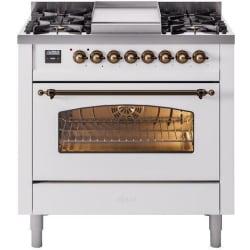 36 Inch Freestanding Dual Fuel Range  - 36 Inch Freestanding Dual Fuel Range in Front View view