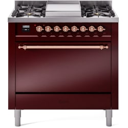 36 Inch Freestanding Dual Fuel Range  - 36 Inch Freestanding Dual Fuel Range in Front View view