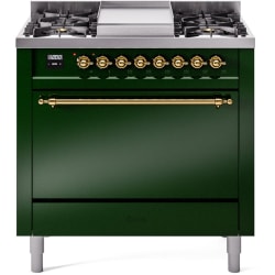 36 Inch Freestanding Dual Fuel Range  - 36 Inch Freestanding Dual Fuel Range in Front View view