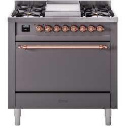 36 Inch Freestanding Dual Fuel Range  - 36 Inch Freestanding Dual Fuel Range in Front View view