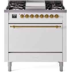 36 Inch Freestanding Dual Fuel Range  - 36 Inch Freestanding Dual Fuel Range in Front View view