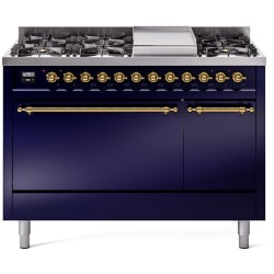 48 Inch Freestanding Dual Fuel Range  - 48 Inch Freestanding Dual Fuel Range in Front View view