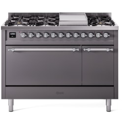 48 Inch Freestanding Dual Fuel Range  - 48 Inch Freestanding Dual Fuel Range in Front View view