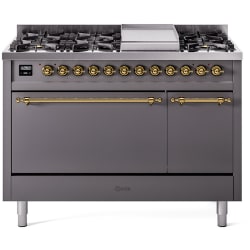 48 Inch Freestanding Dual Fuel Range  - 48 Inch Freestanding Dual Fuel Range in Front View view