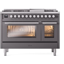 48 Inch Freestanding Dual Fuel Range  - 48 Inch Freestanding Dual Fuel Range with 8 Sealed Burners view