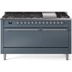 60 Inch Freestanding Dual Fuel Range  - 60 Inch Freestanding Dual Fuel Range in Front View view