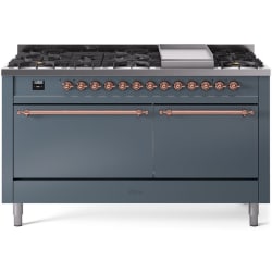 60 Inch Freestanding Dual Fuel Range  - 60 Inch Freestanding Dual Fuel Range in Front View view