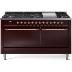 60 Inch Freestanding Dual Fuel Range  - 60 Inch Freestanding Dual Fuel Range in Front View view