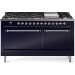 60 Inch Freestanding Dual Fuel Range  - 60 Inch Freestanding Dual Fuel Range in Front View view