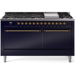 60 Inch Freestanding Dual Fuel Range  - 60 Inch Freestanding Dual Fuel Range in Front View view