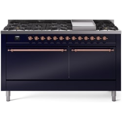 60 Inch Freestanding Dual Fuel Range  - 60 Inch Freestanding Dual Fuel Range in Front View view