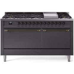 60 Inch Freestanding Dual Fuel Range  - 60 Inch Freestanding Dual Fuel Range in Front View view