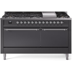 60 Inch Freestanding Dual Fuel Range  - 60 Inch Freestanding Dual Fuel Range in Front View view