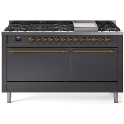 60 Inch Freestanding Dual Fuel Range  - 60 Inch Freestanding Dual Fuel Range in Front View view