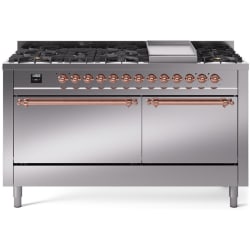 60 Inch Freestanding Dual Fuel Range  - 60 Inch Freestanding Dual Fuel Range in Front View view