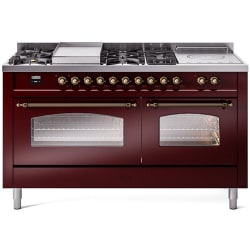 60 Inch Freestanding Dual Fuel Range  - 60 Inch Freestanding Dual Fuel Range in Front View view