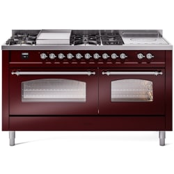 60 Inch Freestanding Dual Fuel Range  - 60 Inch Freestanding Dual Fuel Range in Front View view