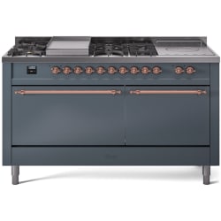 60 Inch Freestanding Dual Fuel Range  - 60 Inch Freestanding Dual Fuel Range in Front View view