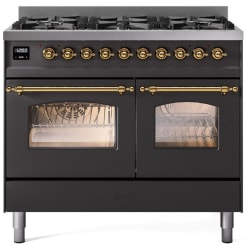 40 Inch Freestanding Dual Fuel Range  - 40 Inch Freestanding Dual Fuel Range with 6 Sealed Burners view