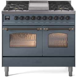 40 Inch Freestanding Dual Fuel Range  - 40 Inch Freestanding Dual Fuel Range in Cooktop View view