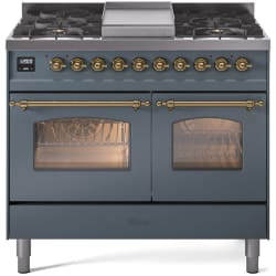 40 Inch Freestanding Dual Fuel Range  - 40 Inch Freestanding Dual Fuel Range in Cooktop View view
