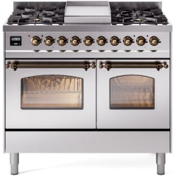 40 Inch Freestanding Dual Fuel Range - 40 Inch Freestanding Dual Fuel Range in Front View view