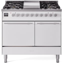 40 Inch Freestanding Dual Fuel Range (Solid Oven Door)  - 40 Inch Freestanding Dual Fuel Range with 6 Sealed Burners view