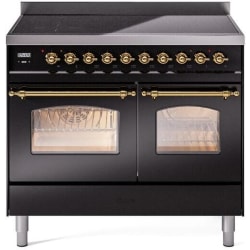 40 Inch Freestanding Induction Range - 40 Inch Freestanding Electric Induction Range in Front View view