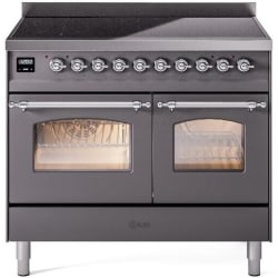 40 Inch Freestanding Induction Range  - 40 Inch Freestanding Electric Induction Range in Front View view