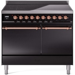 40 Inch Freestanding Induction Range  - 40 Inch Solid Door Freestanding Induction Range in Copper Trim with 6 Elements view