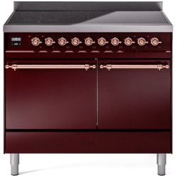 40 Inch Freestanding Induction Range  - 40 Inch Solid Door Freestanding Induction Range in Copper Trim with 6 Elements view