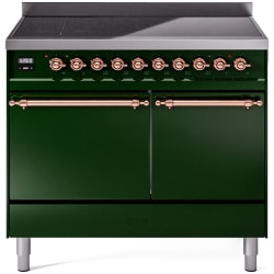 40 Inch Freestanding Induction Range  - 40 Inch Solid Door Freestanding Induction Range in Copper Trim with 6 Elements view