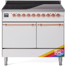 40 Inch Freestanding Induction Range  - 40 Inch Solid Door Freestanding Induction Range in Copper Trim with 6 Elements view