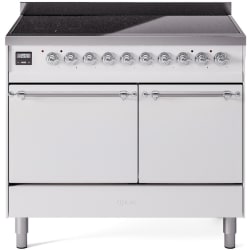 40 Inch Freestanding Induction Range  - 40 Inch Solid Door Freestanding Induction Range in Chrome Trim with 6 Elements view