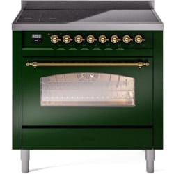 36 Inch Freestanding Induction Range  - 36 Inch Freestanding Electric Induction Range in Front View view