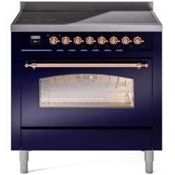 36 Inch Freestanding Induction Range  - 36 Inch Freestanding Electric Induction Range in Front View view