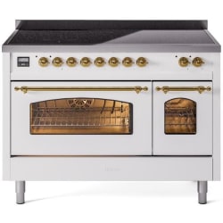 48 Inch Freestanding Induction Range - 48 Inch Freestanding Electric Induction Range in Front View view