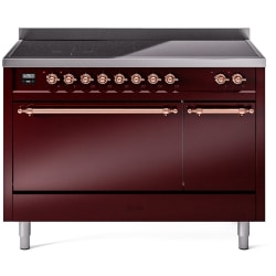 48 Inch Freestanding Induction Range  - 48 Inch Solid Door Freestanding Induction Range in Copper Trim with 6 Elements view