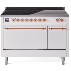 48 Inch Freestanding Induction Range  - 48 Inch Solid Door Freestanding Induction Range in Copper Trim with 6 Elements view