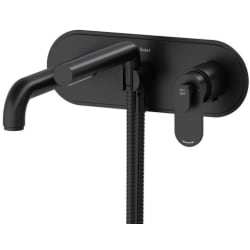 Wall Mount Thermostatic/Pressure Balance Tub Filler Trim  - Arca™ Wall Mount Thermostatic/Pressure Balance Tub Filler Trim in Black view