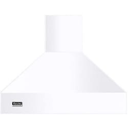 48 Inch Wall Mount Range Hood - White view