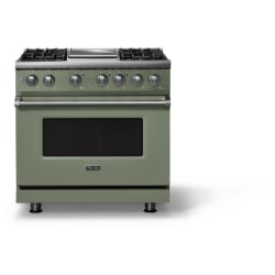 36 Inch Freestanding Dual Fuel Range  - 36"W. Dual Fuel Range; Four Burners with Griddle view