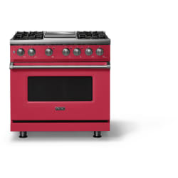 36 Inch Freestanding Dual Fuel Range  - 36"W. Dual Fuel Range; Four Burners with Griddle view