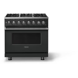 36 Inch Freestanding Dual Fuel Range  - 36"W. Dual Fuel Range; Six Burners view