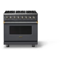 36 Inch Freestanding Dual Fuel Range  - 36"W. Dual Fuel Range; Six Burners view