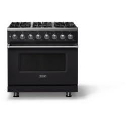 36 Inch Freestanding Dual Fuel Range  - 36"W. Dual Fuel Range; Six Burners view