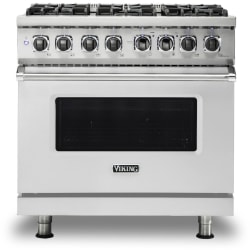 36 Inch Freestanding Dual Fuel Range  - 5 Series 36" Dual Fuel Range in Front View view